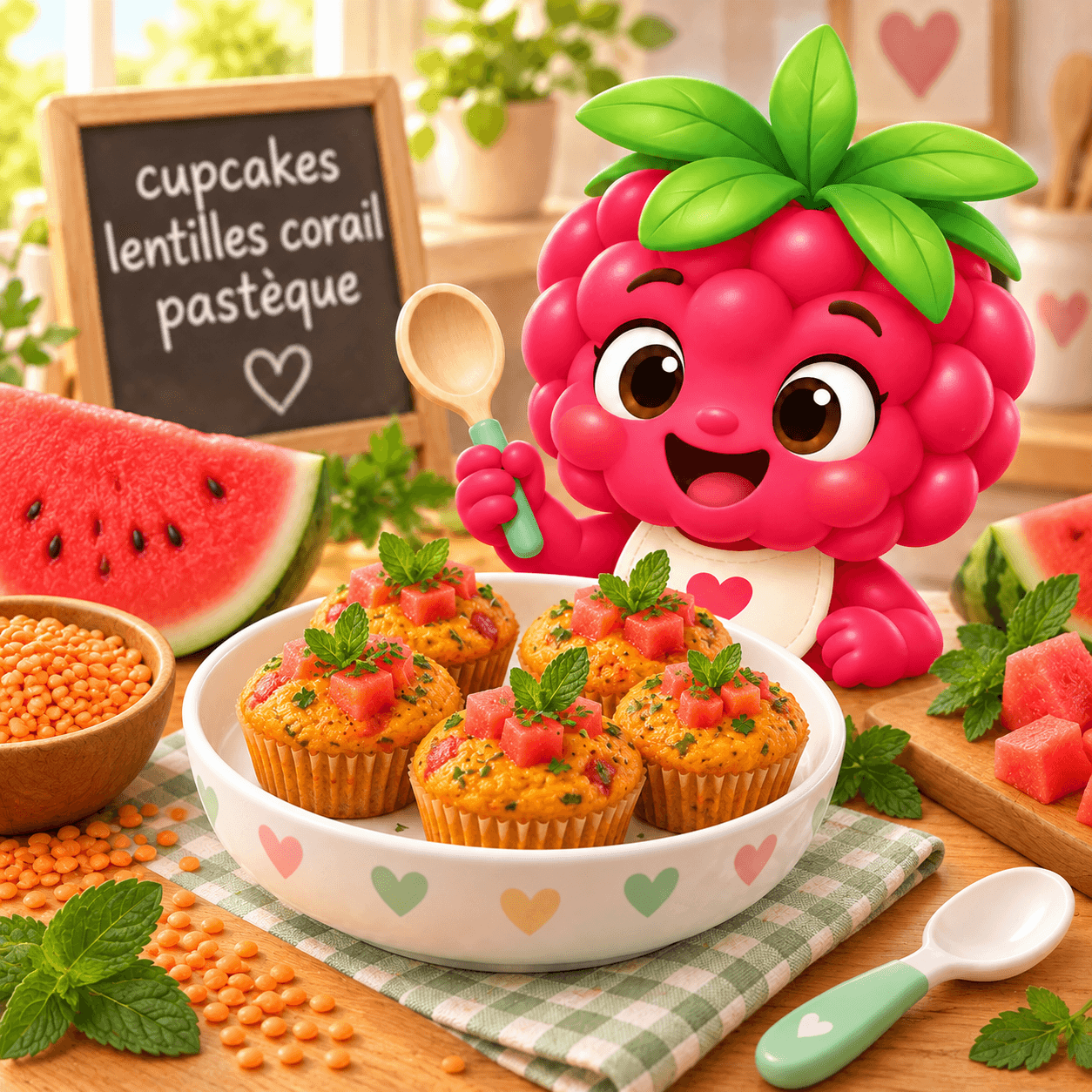 Lentilles Corail Past Que (cupcakes-free)