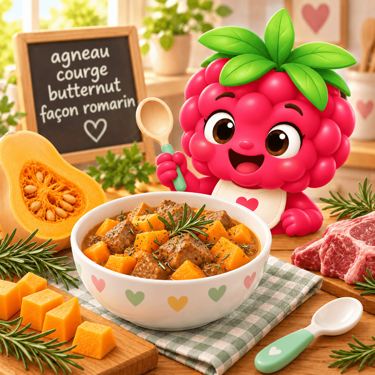 Agneau Courge Butternut Fa On Romarin (moutarde-free)
