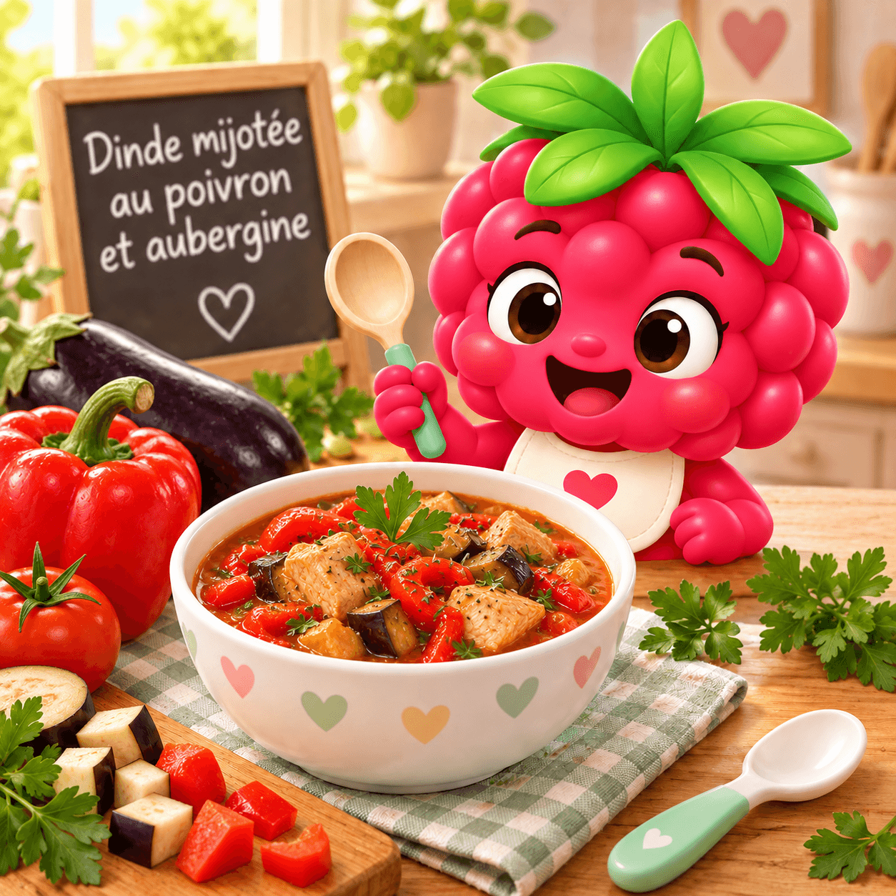 Mijotee Au Poivron Et Aubergine (dinde-free)