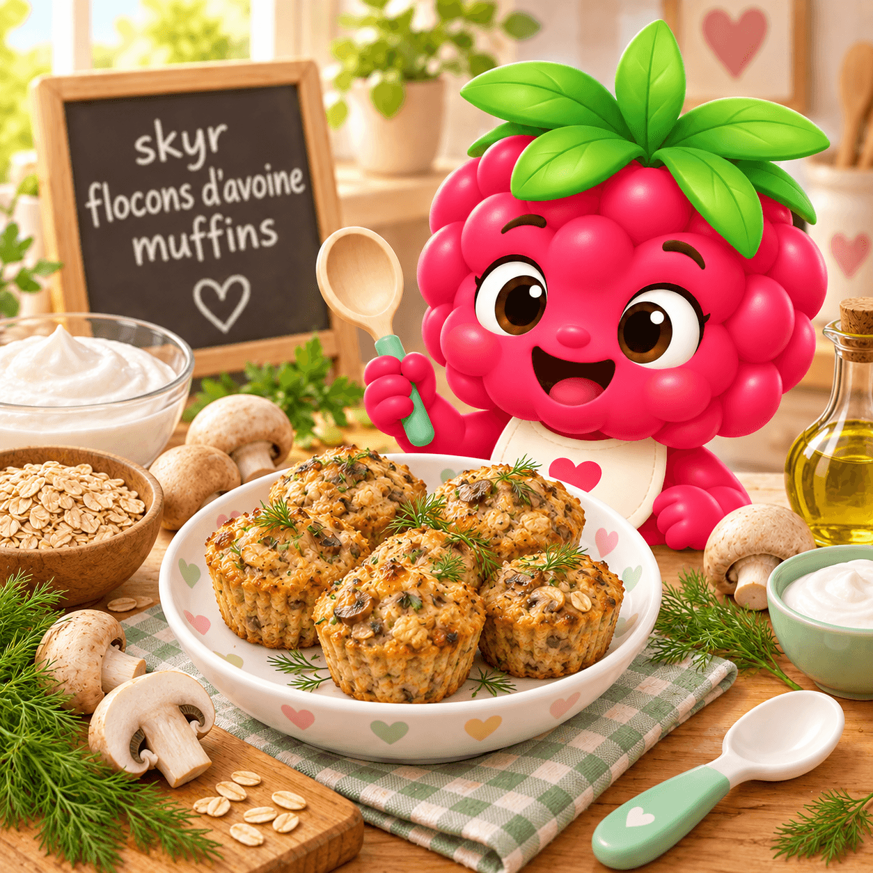 Flocons D Avoine Muffins (skyr-free)