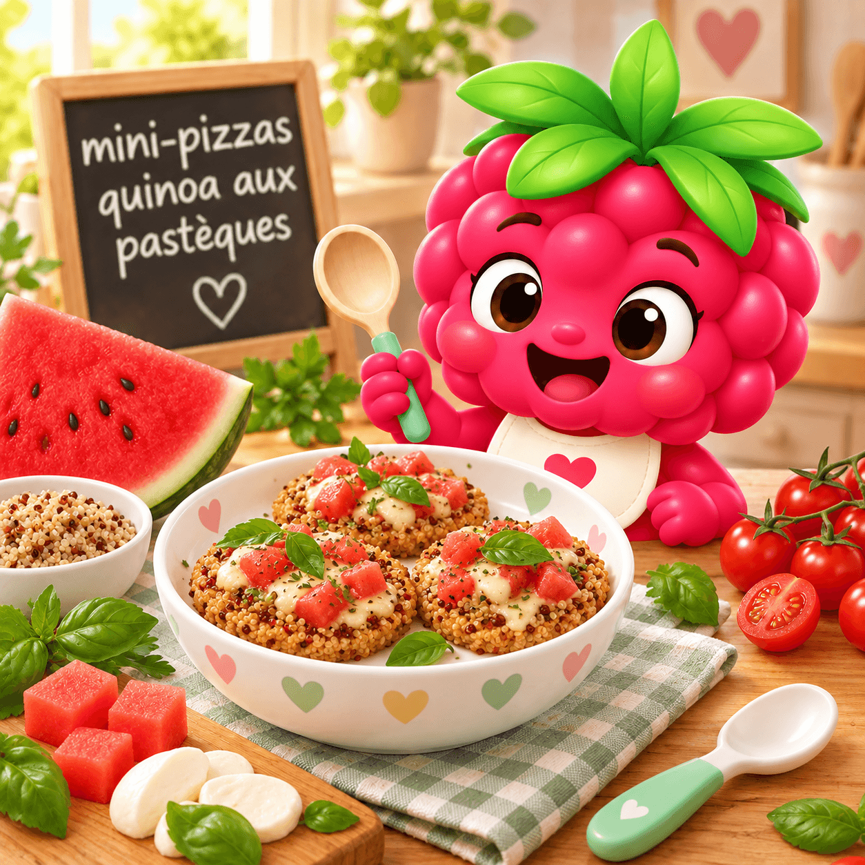 Mini Pizzas Quinoa Aux Past Ques (soja-free)