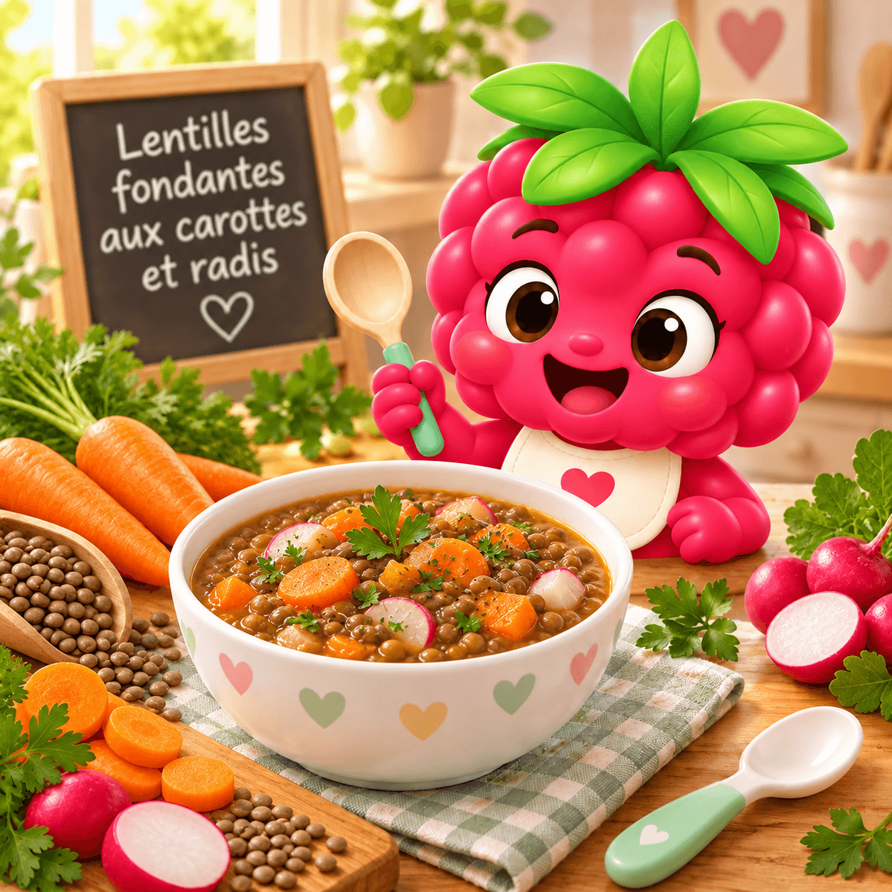 Fondantes Aux Carottes Et Radis (lentilles-free)
