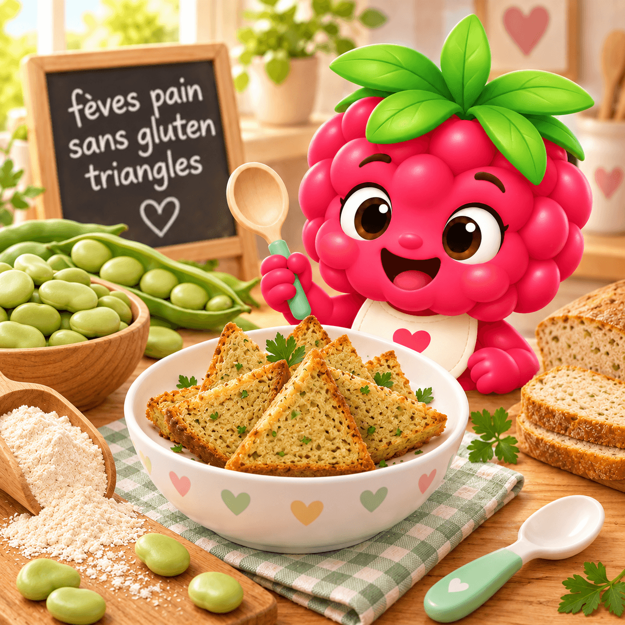F Ves Pain Sans Gluten Triangles (soja-free)