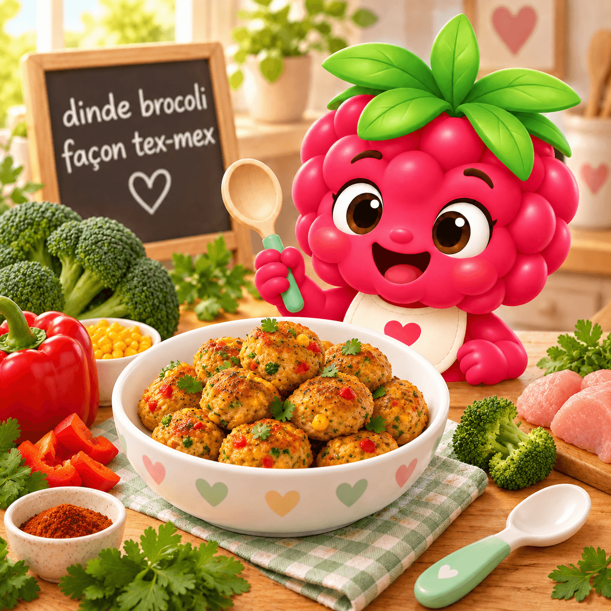 Dinde Brocoli Fa On Tex Mex (soja-free)