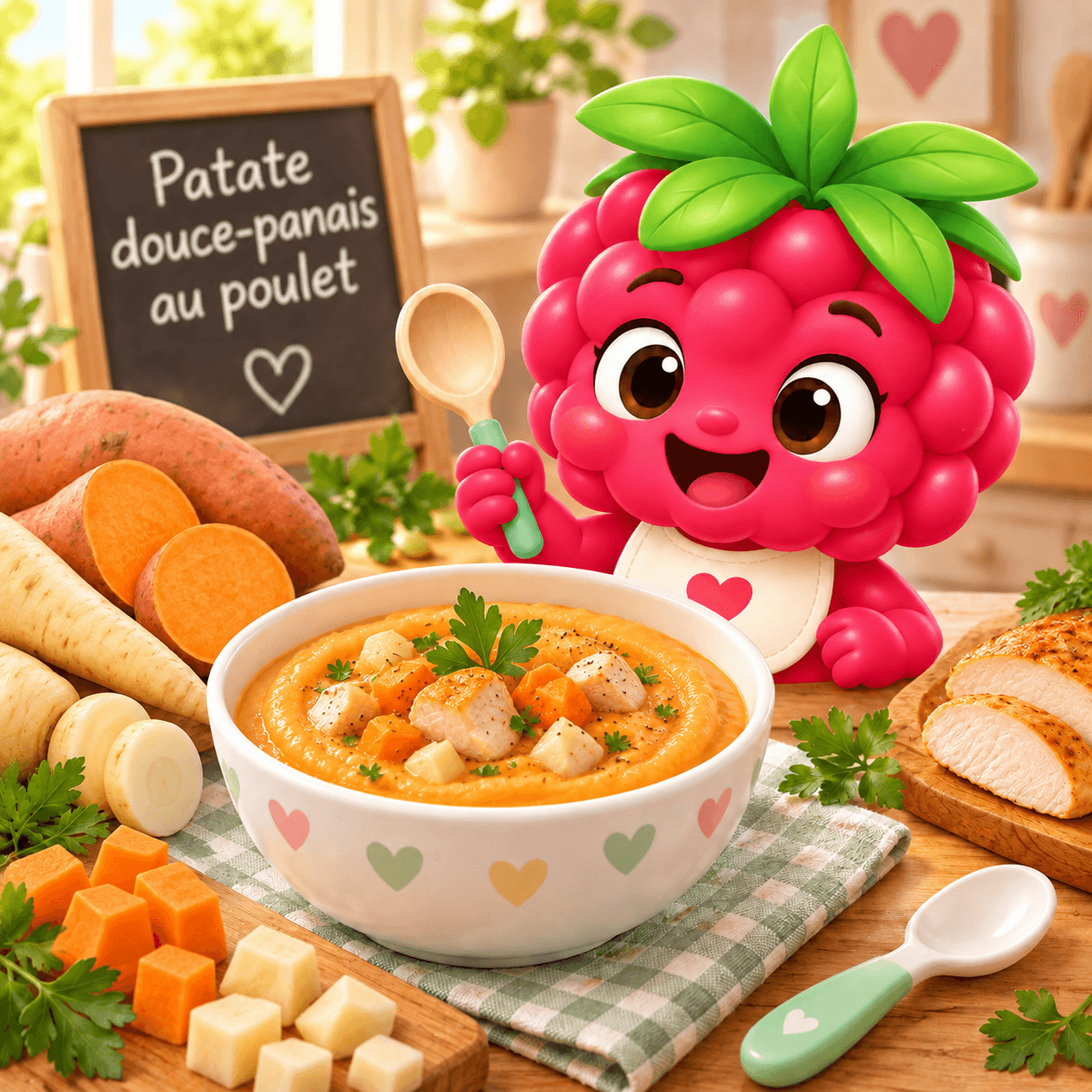 Douce Panais Au Poulet (patate-free)