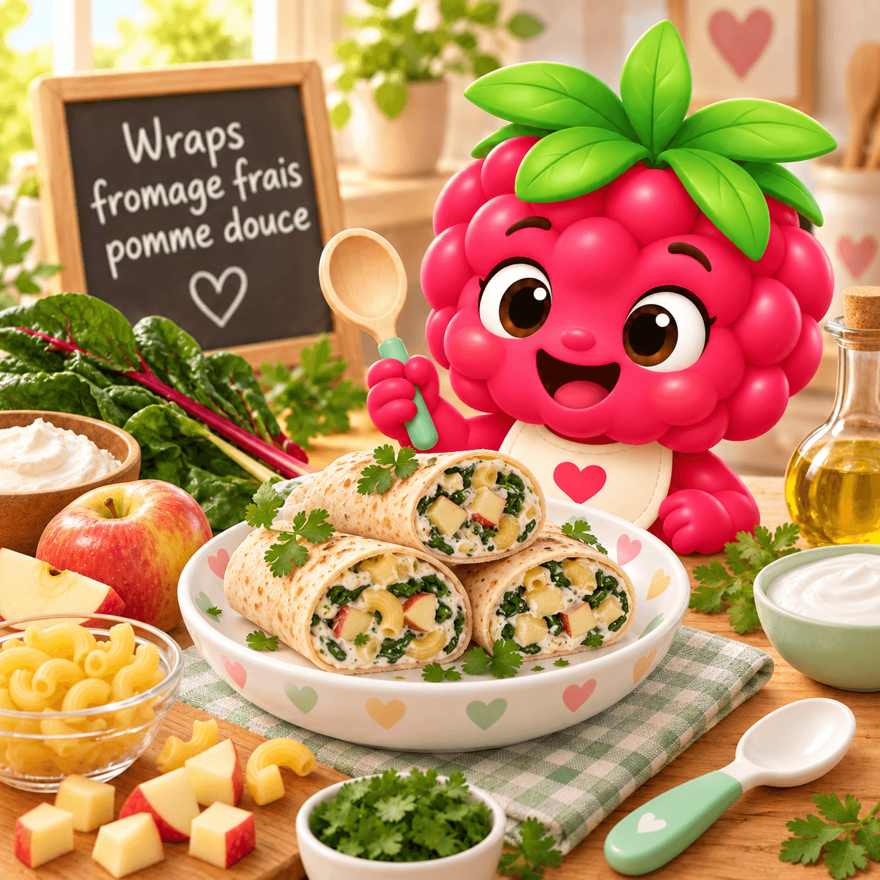 Fromage Frais Pomme Douce (wraps-free)