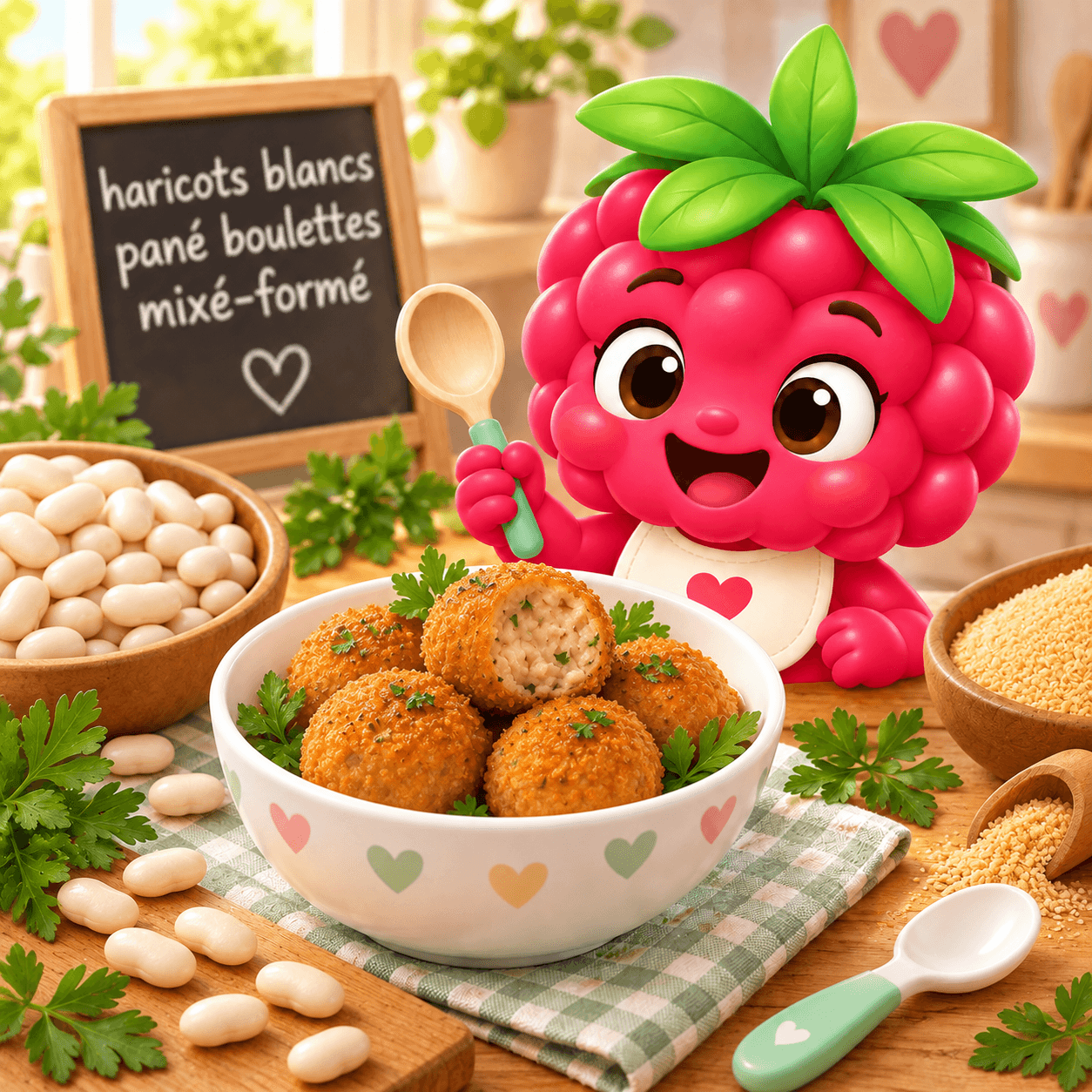 Blancs Pan Boulettes Mix Form (haricots-free)