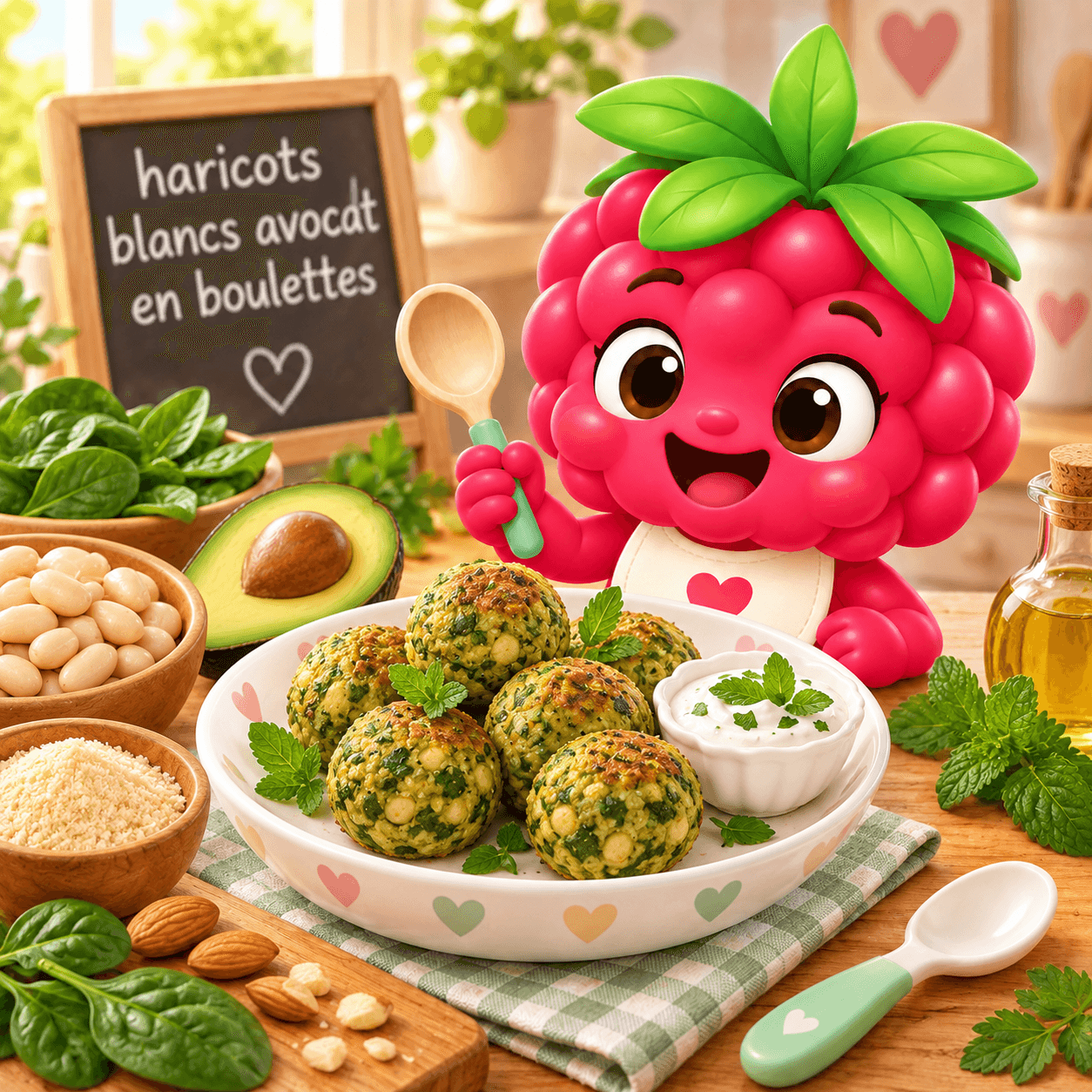 Blancs Avocat En Boulettes (haricots-free)