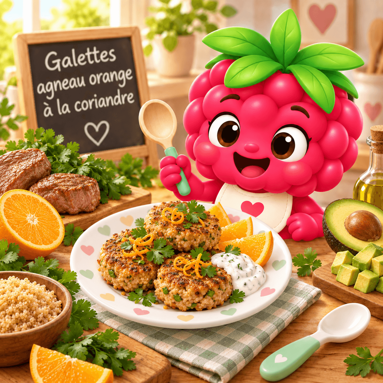 Agneau Orange La Coriandre (galettes-free)