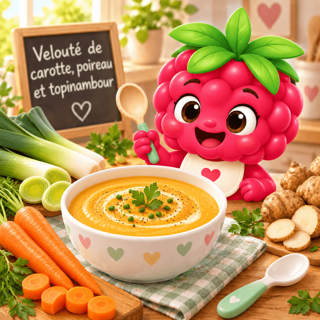 De Carotte Poireau Et Topinambour (veloute-free)
