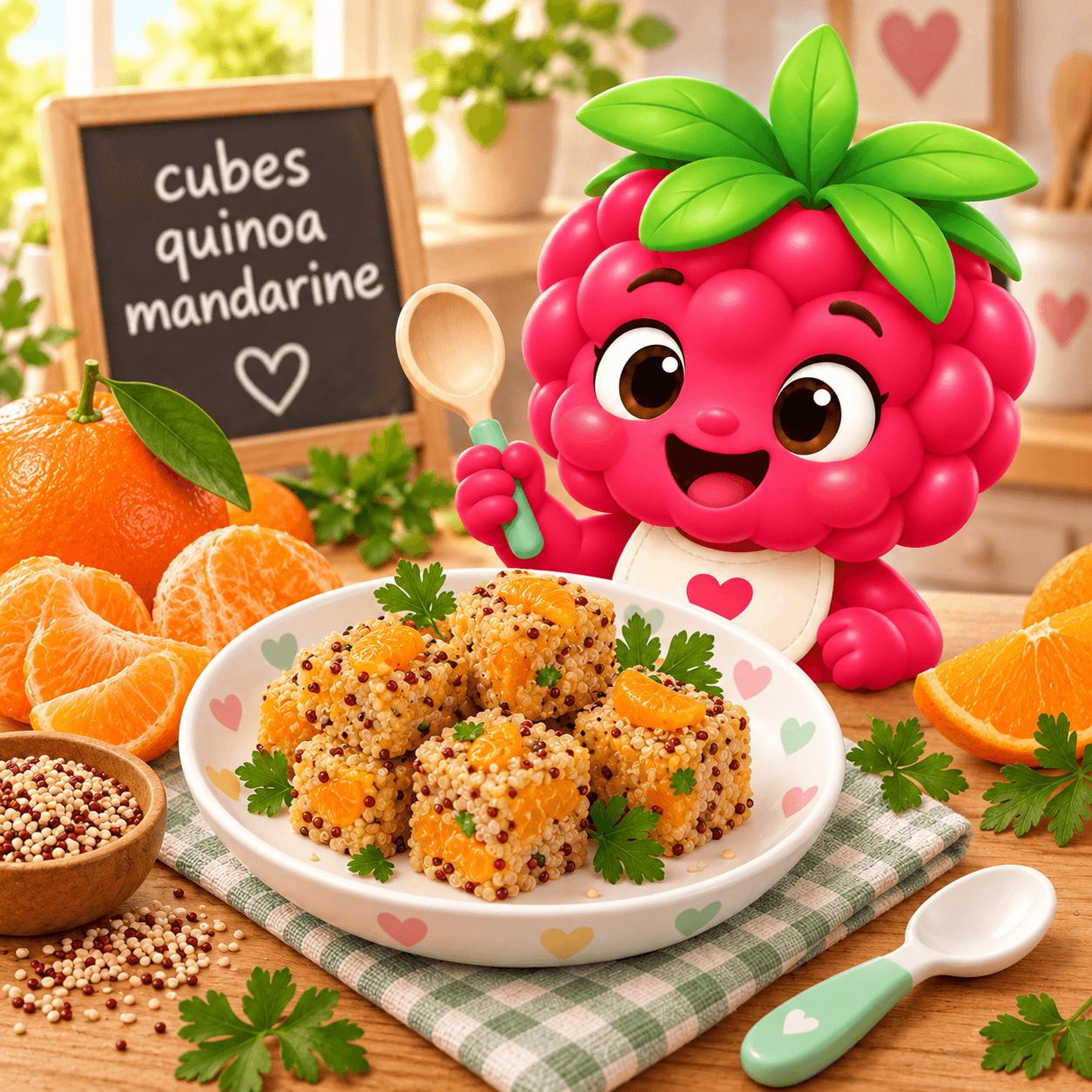 Cubes Quinoa Mandarine (lait-free)