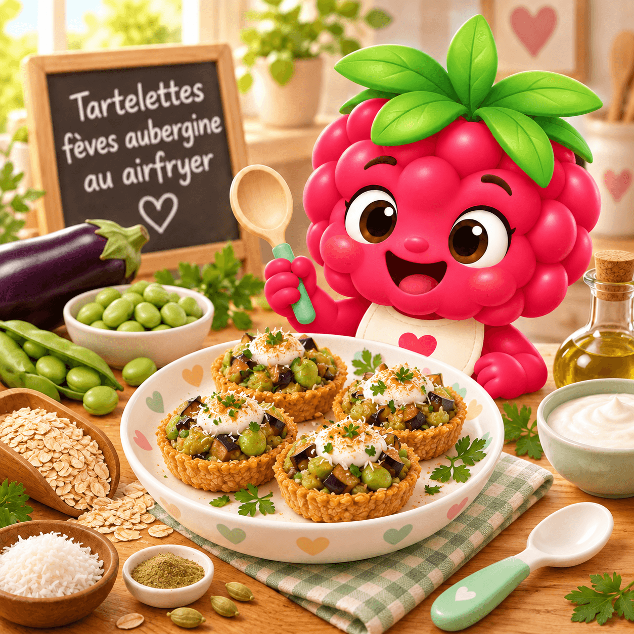 F Ves Aubergine Au Airfryer (tartelettes-free)