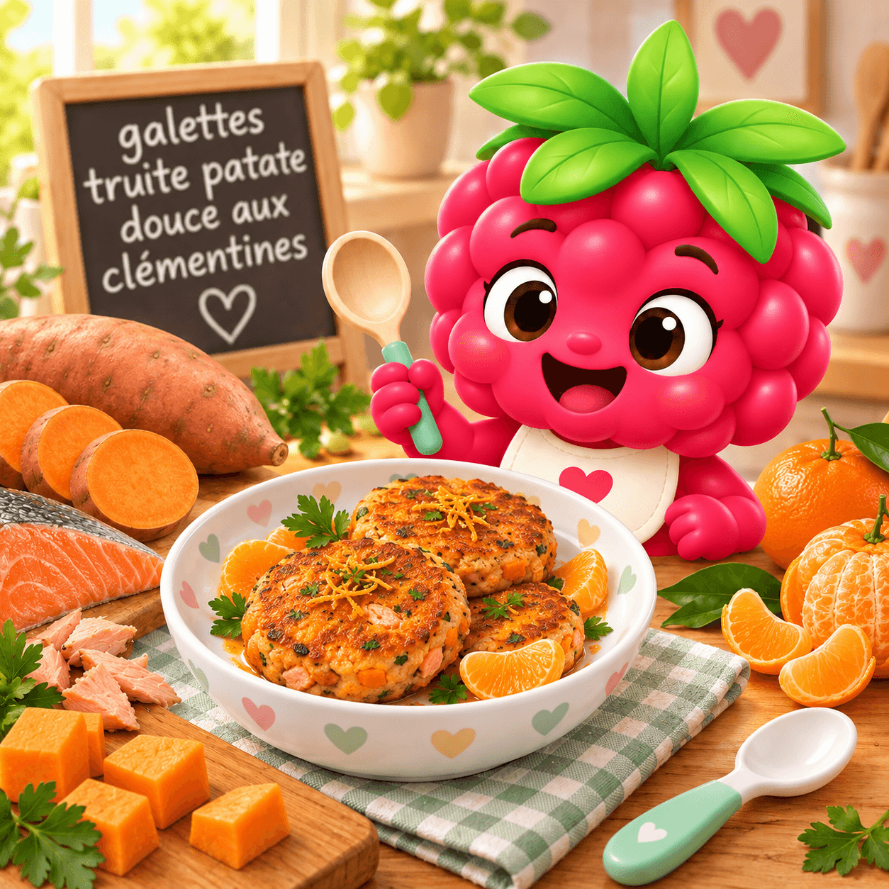 Truite Patate Douce Aux Cl Mentines (galettes-free)
