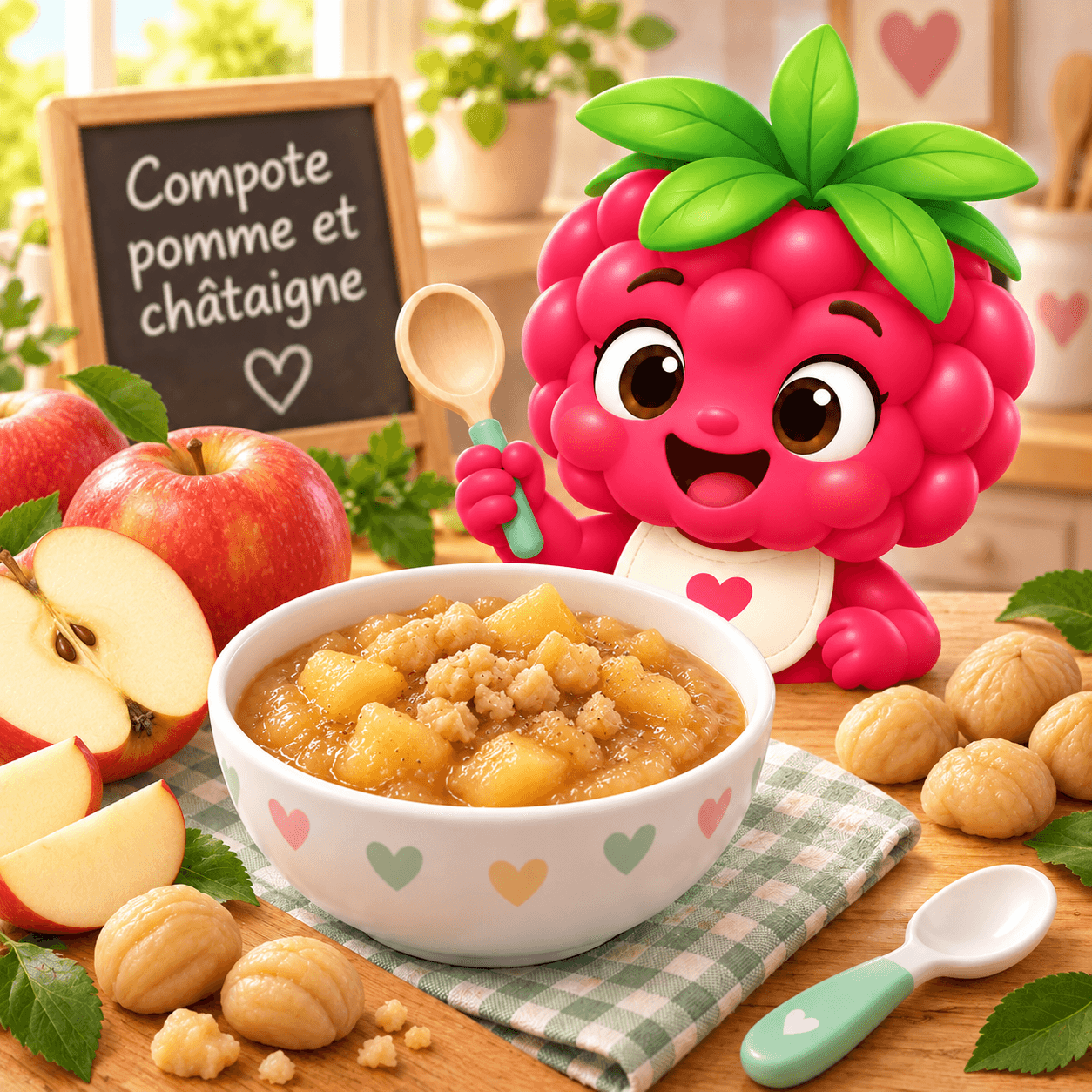 Compote pomme et châtaigne