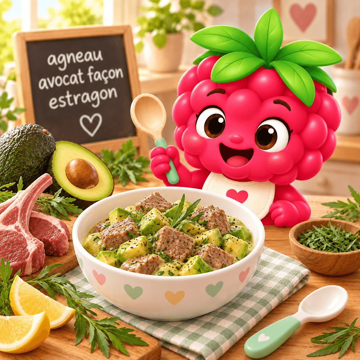 Agneau Avocat Fa On Estragon (arachide-free)