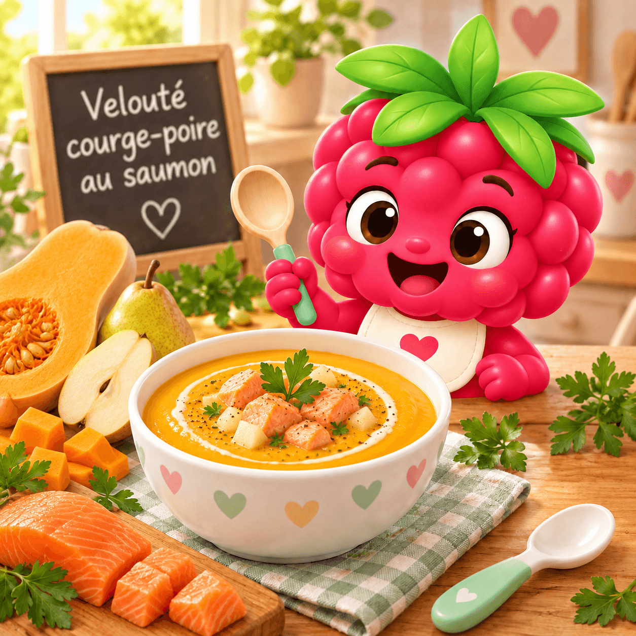 Courge Poire Au Saumon (veloute-free)