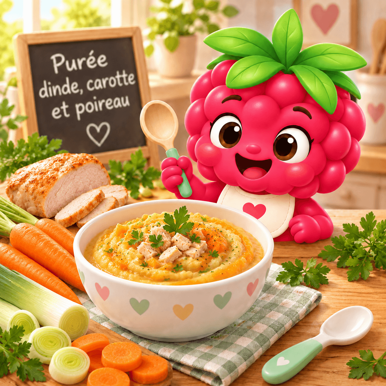 Dinde Carotte Et Poireau (puree-free)