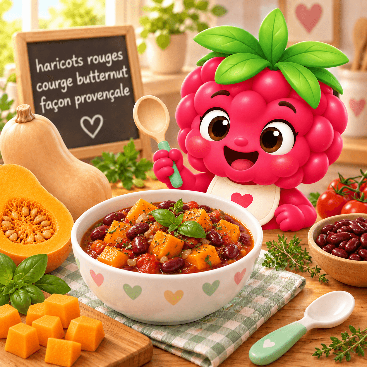 Haricots Rouges Courge Butternut Fa On Proven Ale (soja-free)