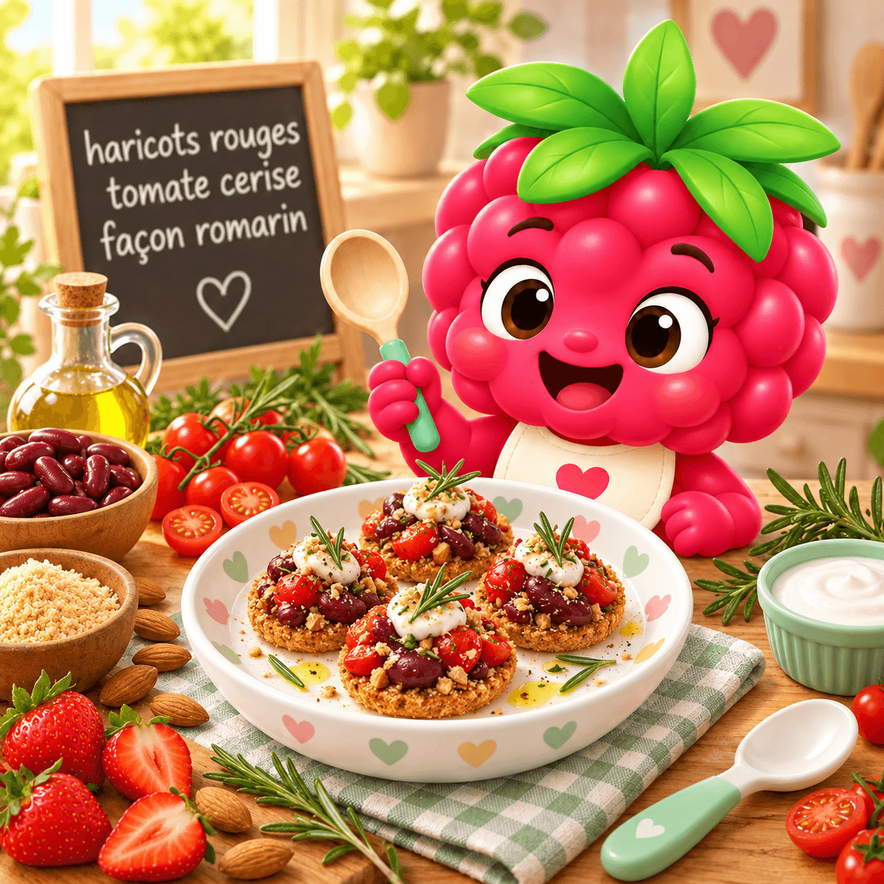 Rouges Tomate Cerise Fa On Romarin (haricots-free)