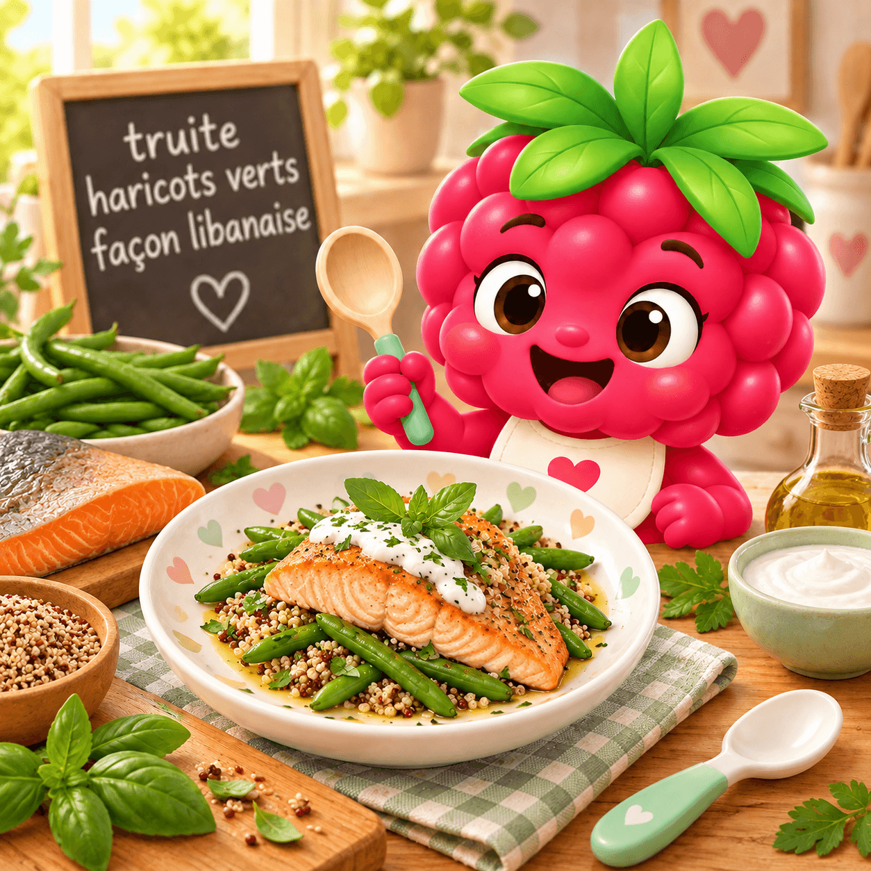 Haricots Verts Fa On Libanaise (truite-free)