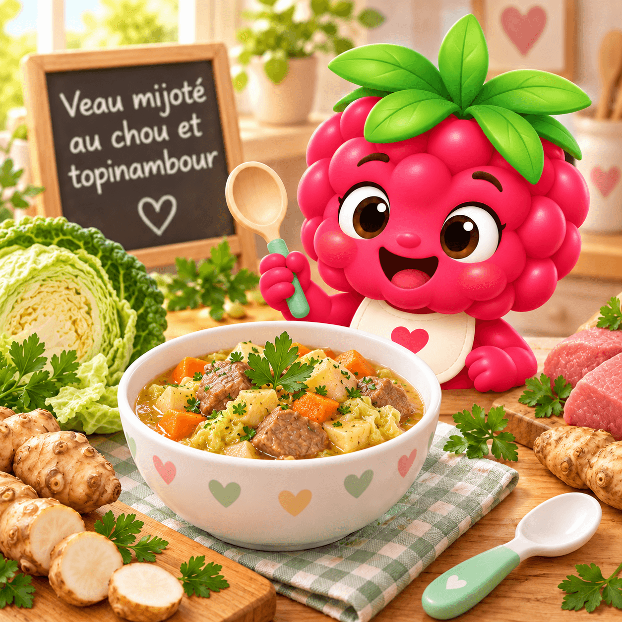 Mijote Au Chou Et Topinambour (veau-free)