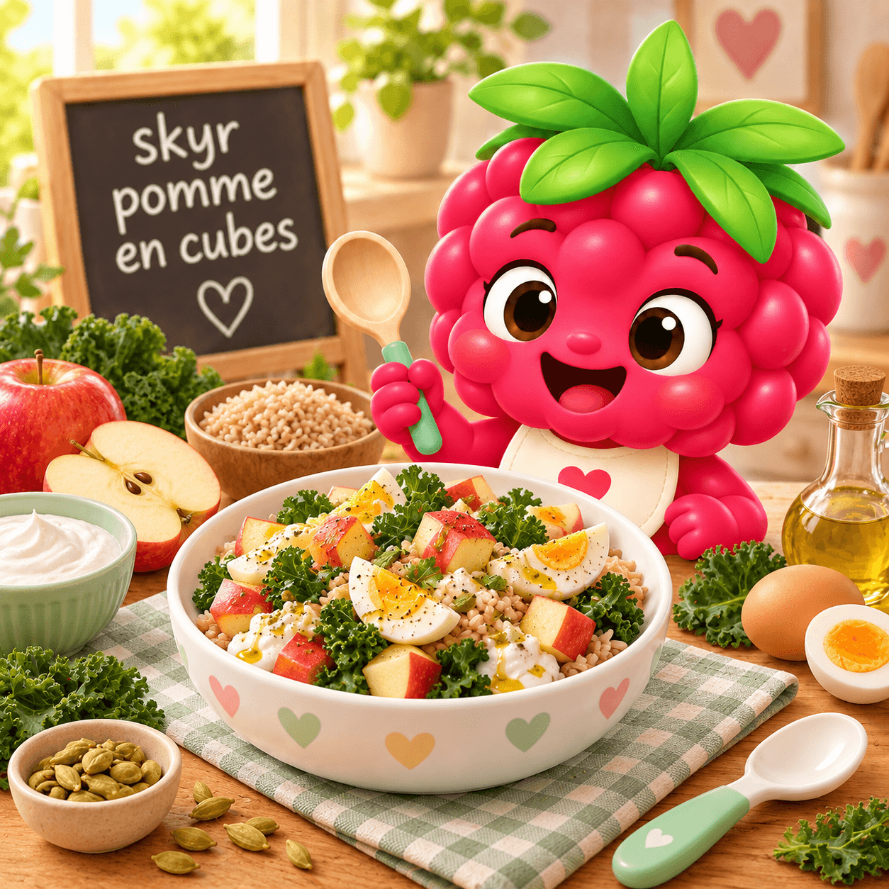 Pomme En Cubes (skyr-free)