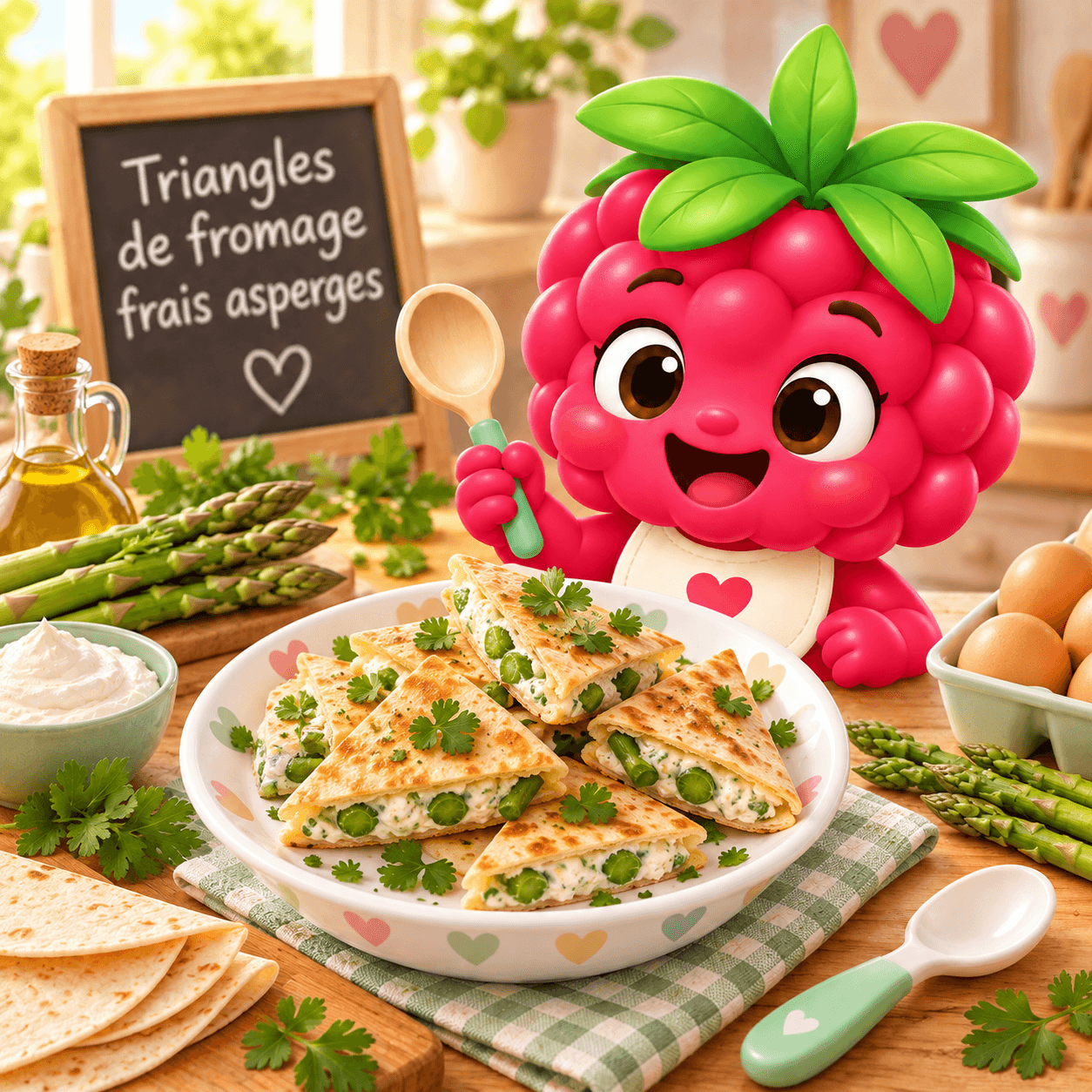 De Fromage Frais Asperges (triangles-free)