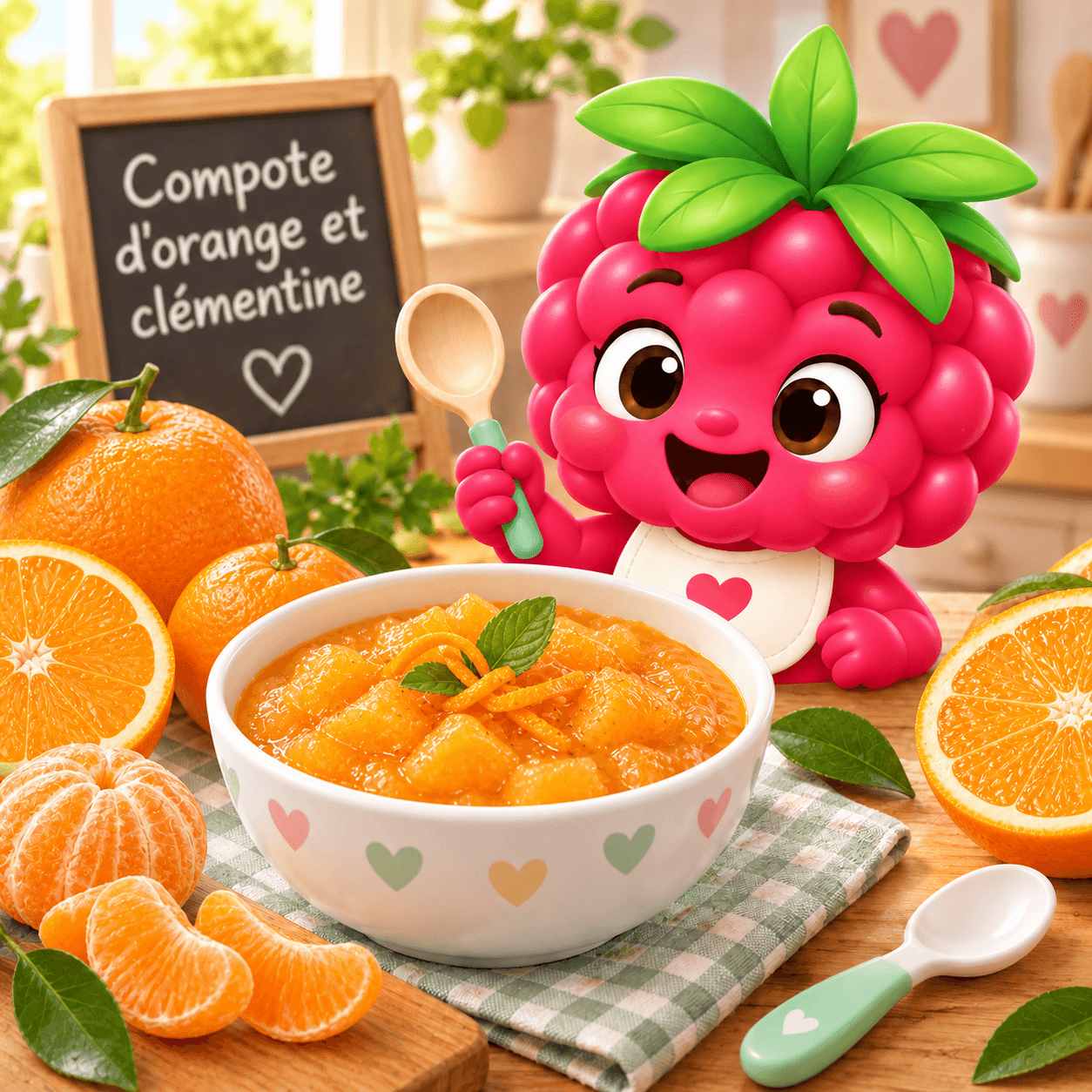 Compote d'orange et clémentine
