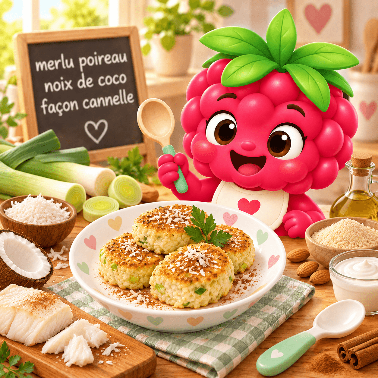 Poireau Noix De Coco Fa On Cannelle (merlu-free)