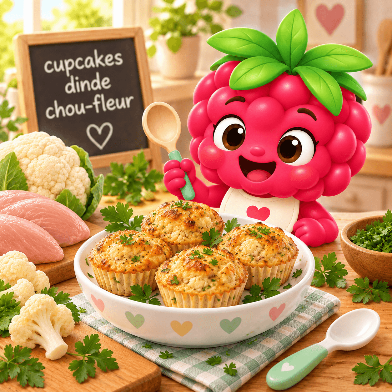 Dinde Chou Fleur (cupcakes-free)