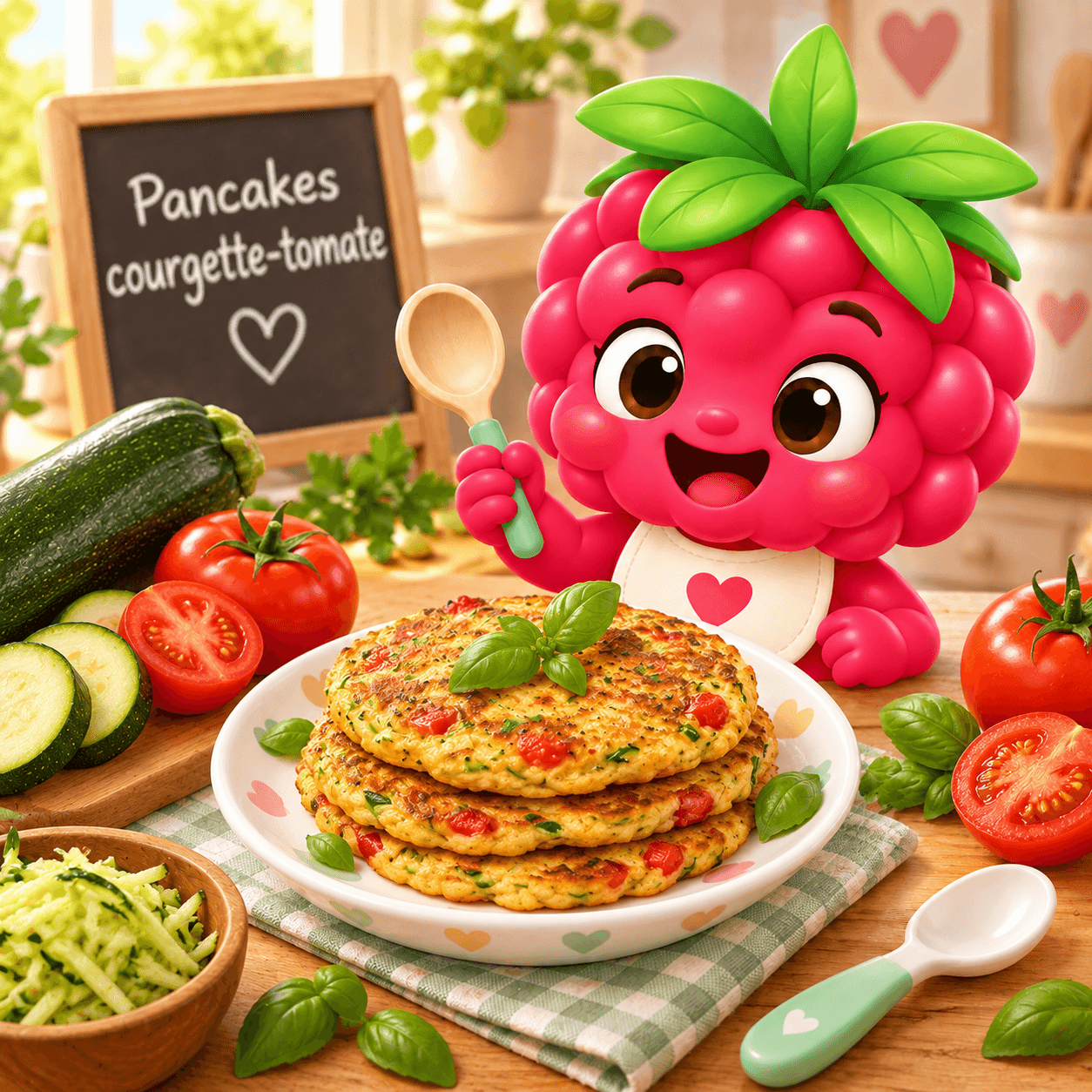 Courgette Tomate (pancakes-free)