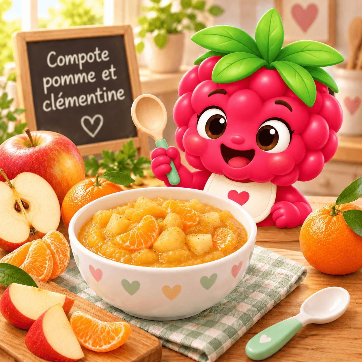 Compote pomme et clémentine