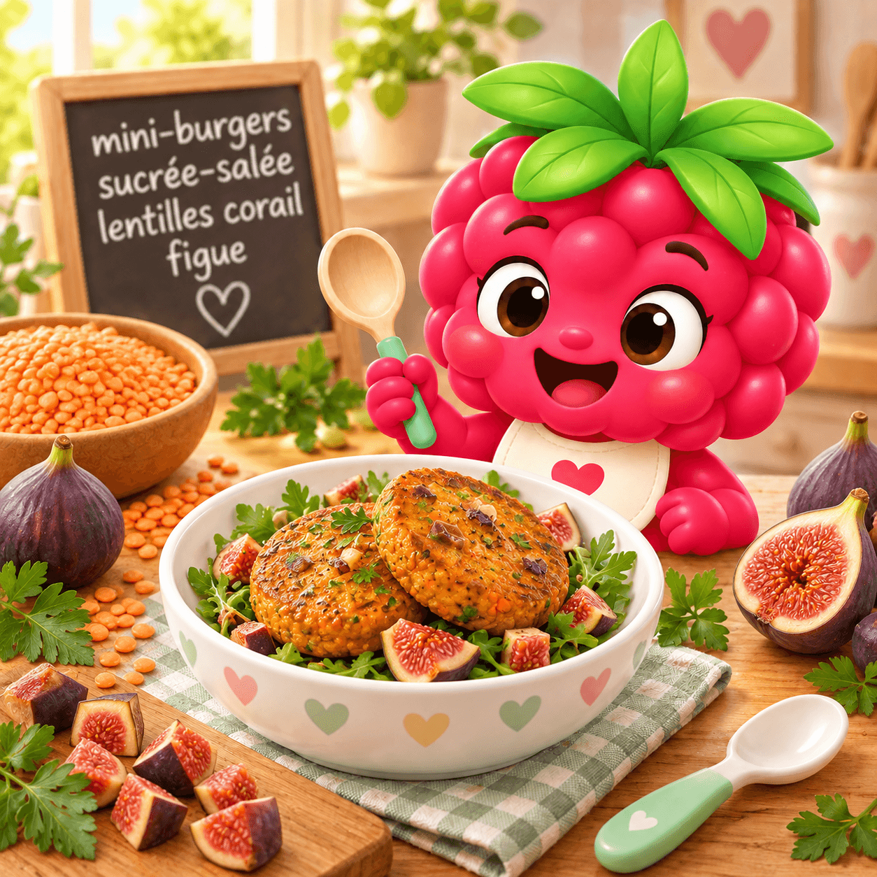 Mini Burgers Sucr E Sal E Lentilles Corail Figue (soja-free)