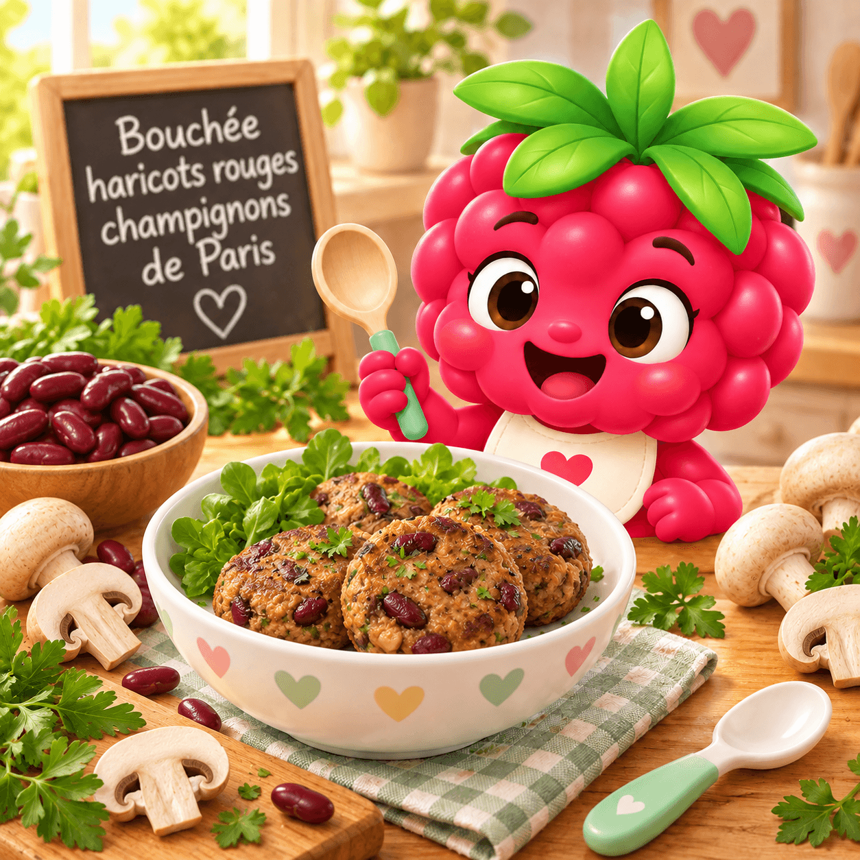 Bouch E Haricots Rouges Champignons De Paris (gluten-free)