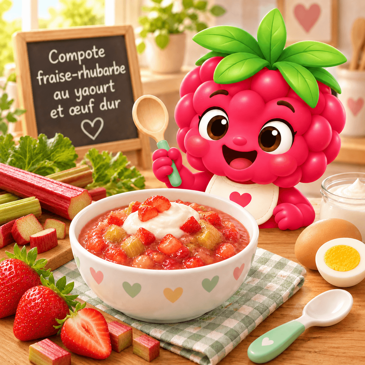 Fraise Et Rhubarbe 2 (compote-free)