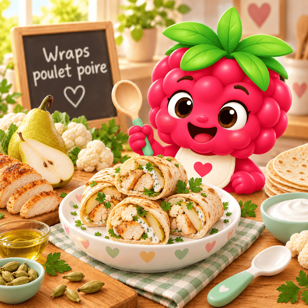 Poulet Poire (wraps-free)