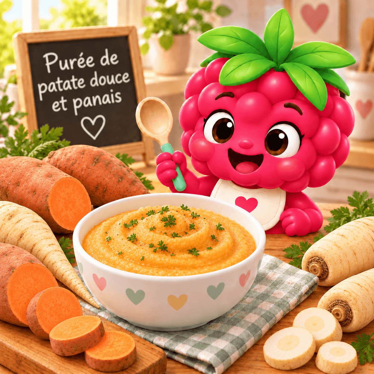 De Patate Douce Et Panais (puree-free)
