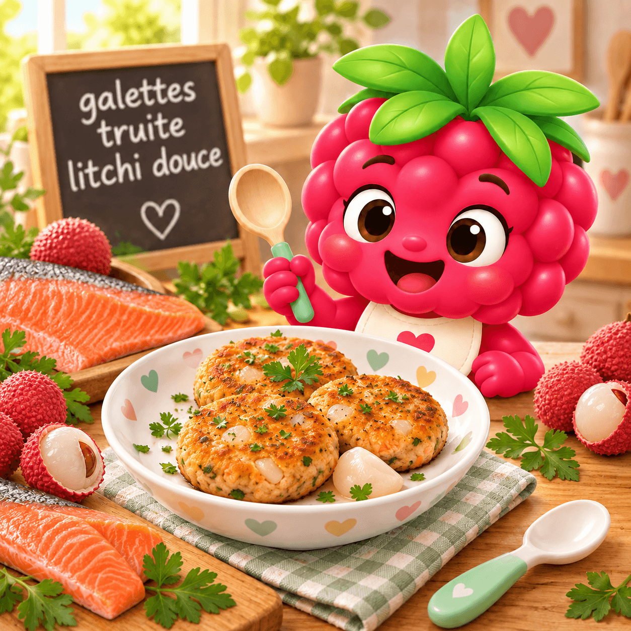 Truite Litchi Douce (galettes-free)