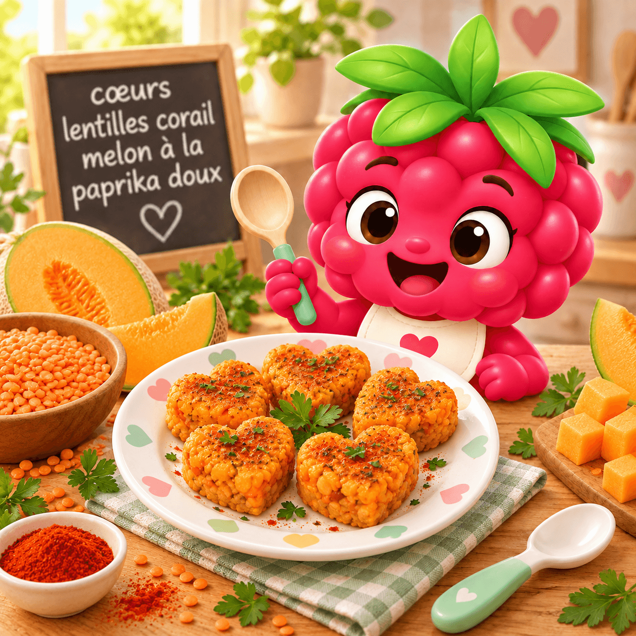 C Urs Lentilles Corail Melon La Paprika Doux (lait-free)