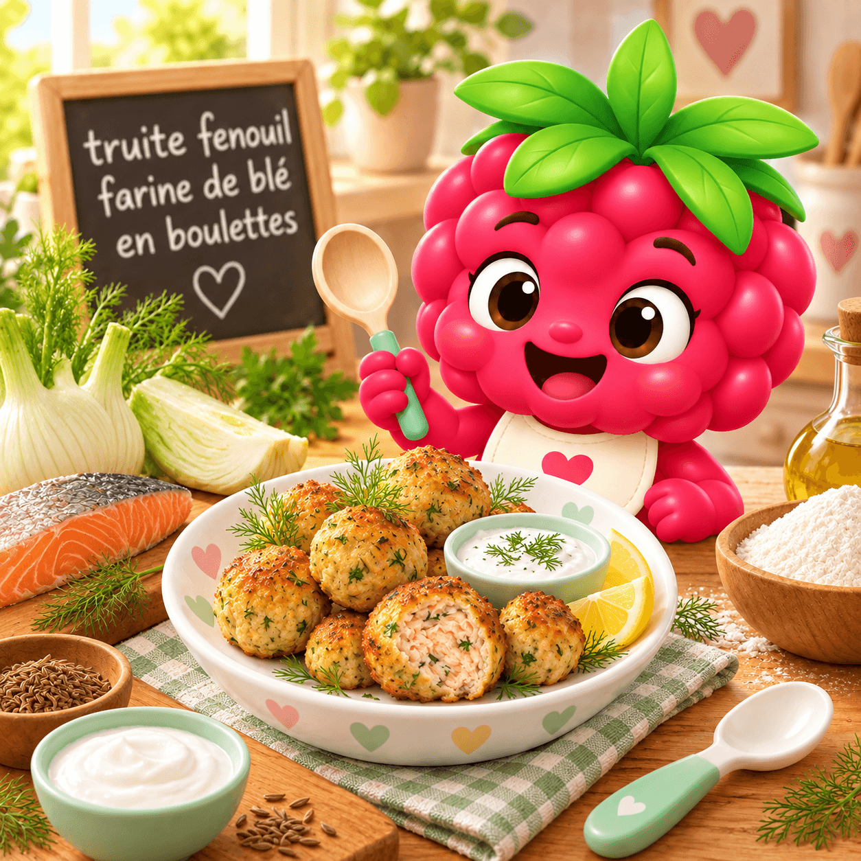 Fenouil Farine De Bl En Boulettes (truite-free)