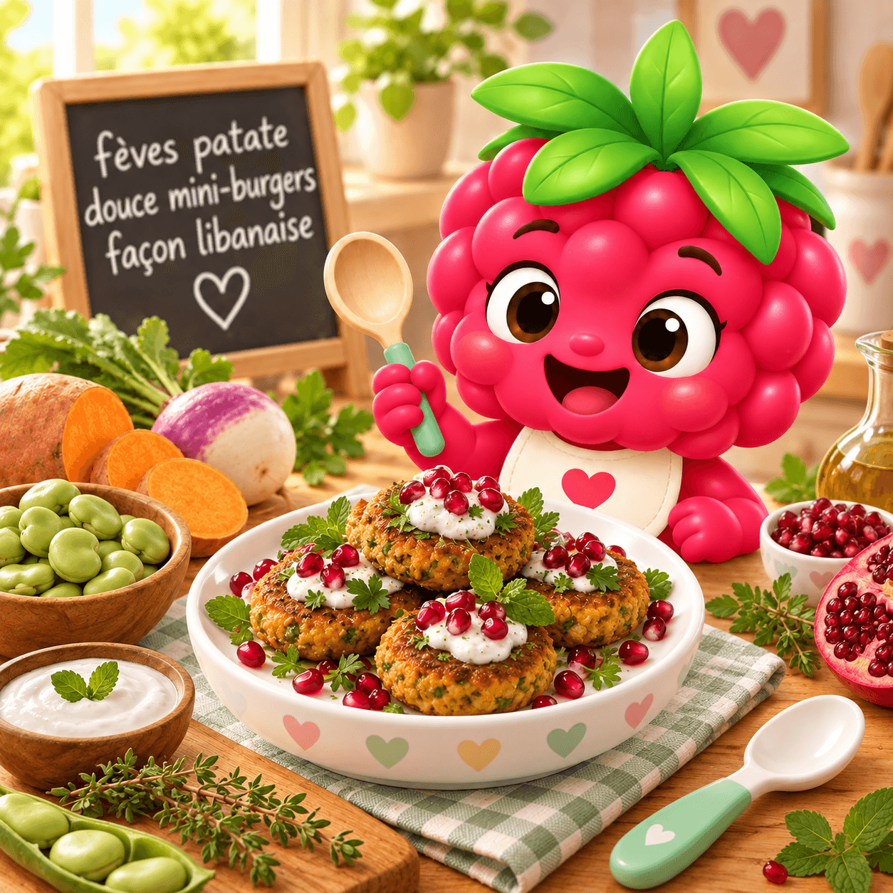 Ves Patate Douce Mini Burgers Fa On Libanaise (f-free)