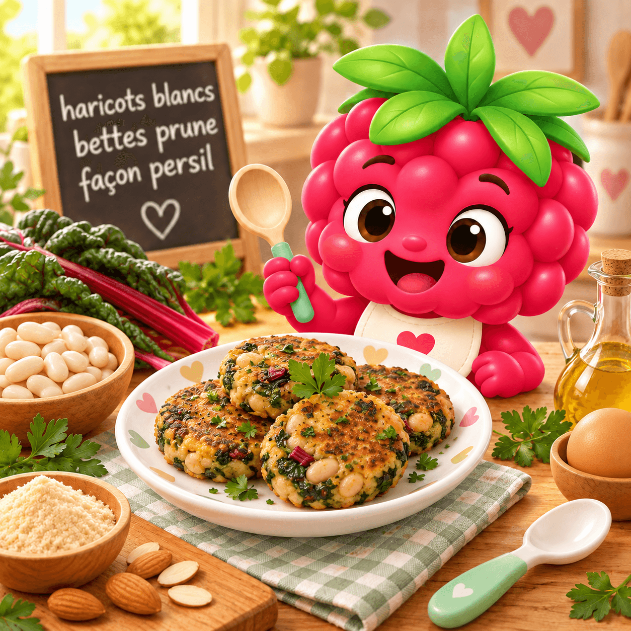 Blancs Bettes Prune Fa On Persil (haricots-free)