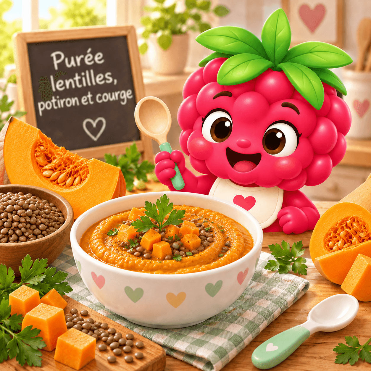 Lentilles Potiron Et Courge (puree-free)