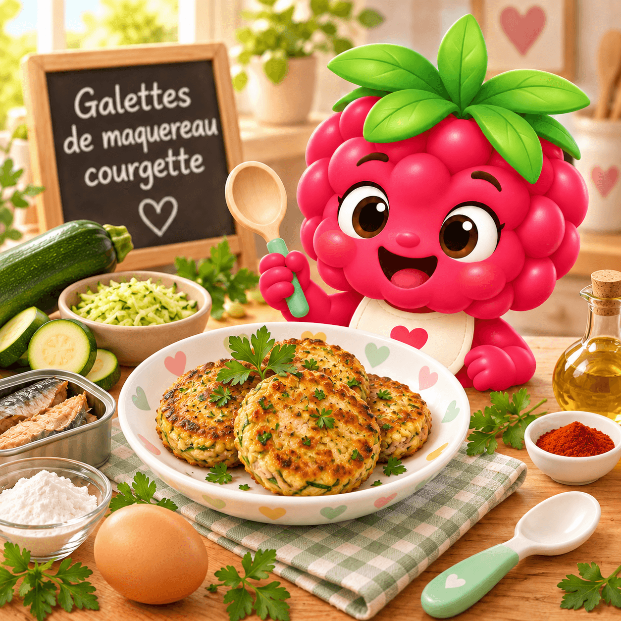 De Maquereau Courgette (galettes-free)