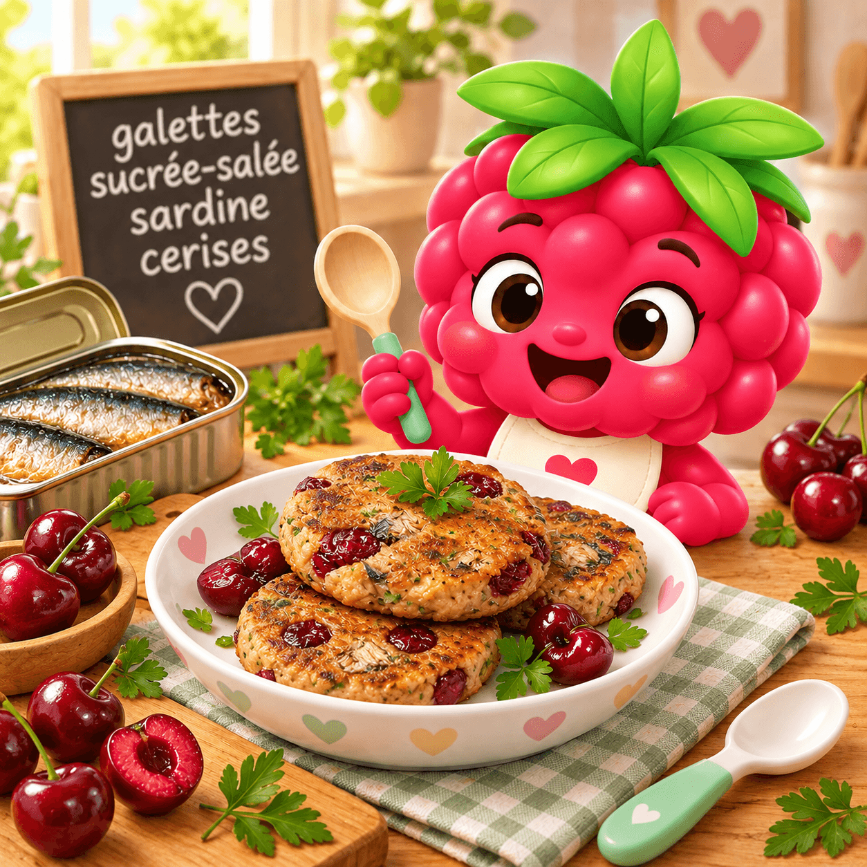 Sucr E Sal E Sardine Cerises (galettes-free)
