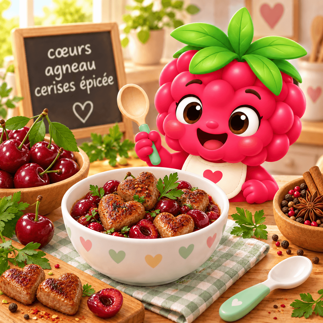 C Urs Agneau Cerises Pic E (lait-free)