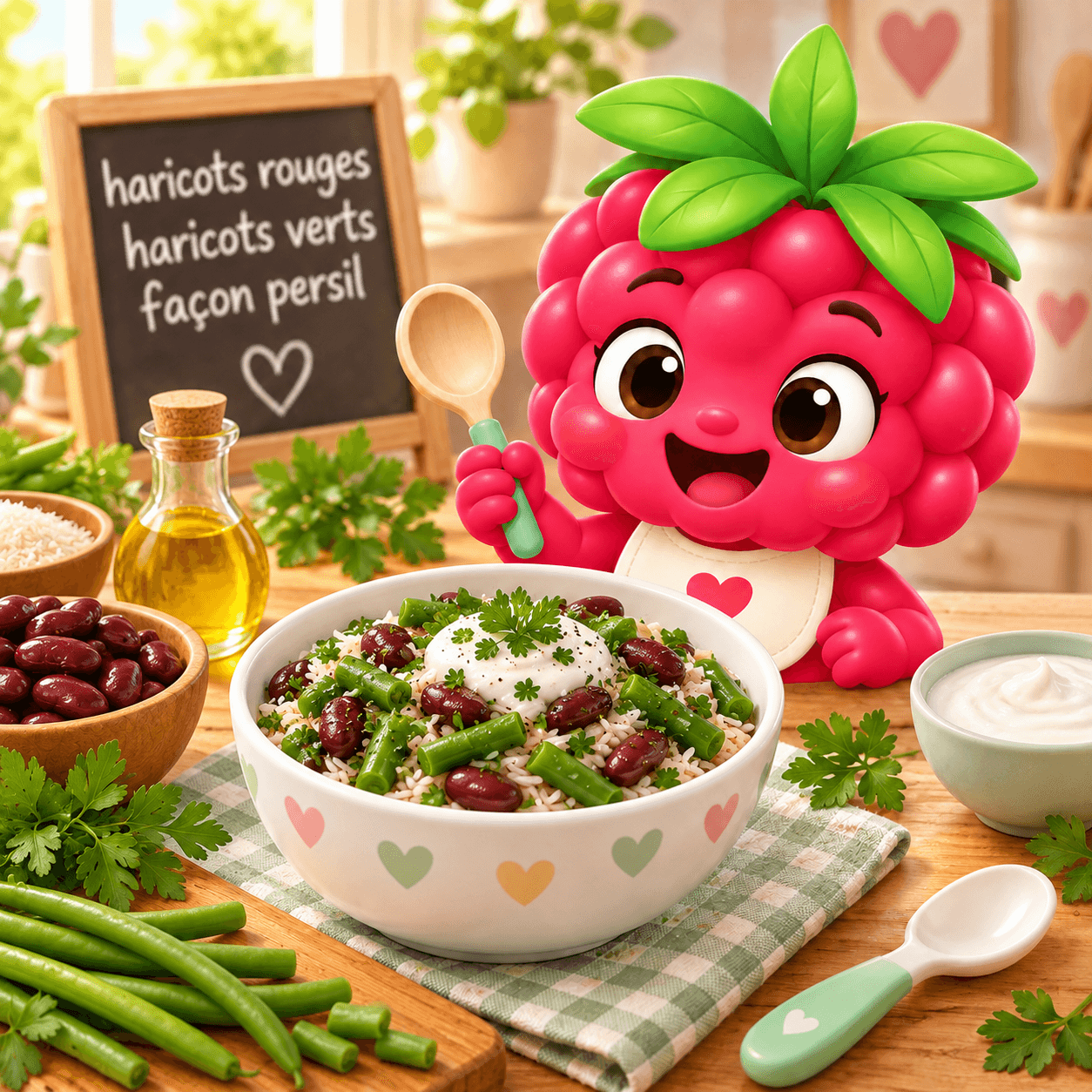Rouges Haricots Verts Fa On Persil (haricots-free)