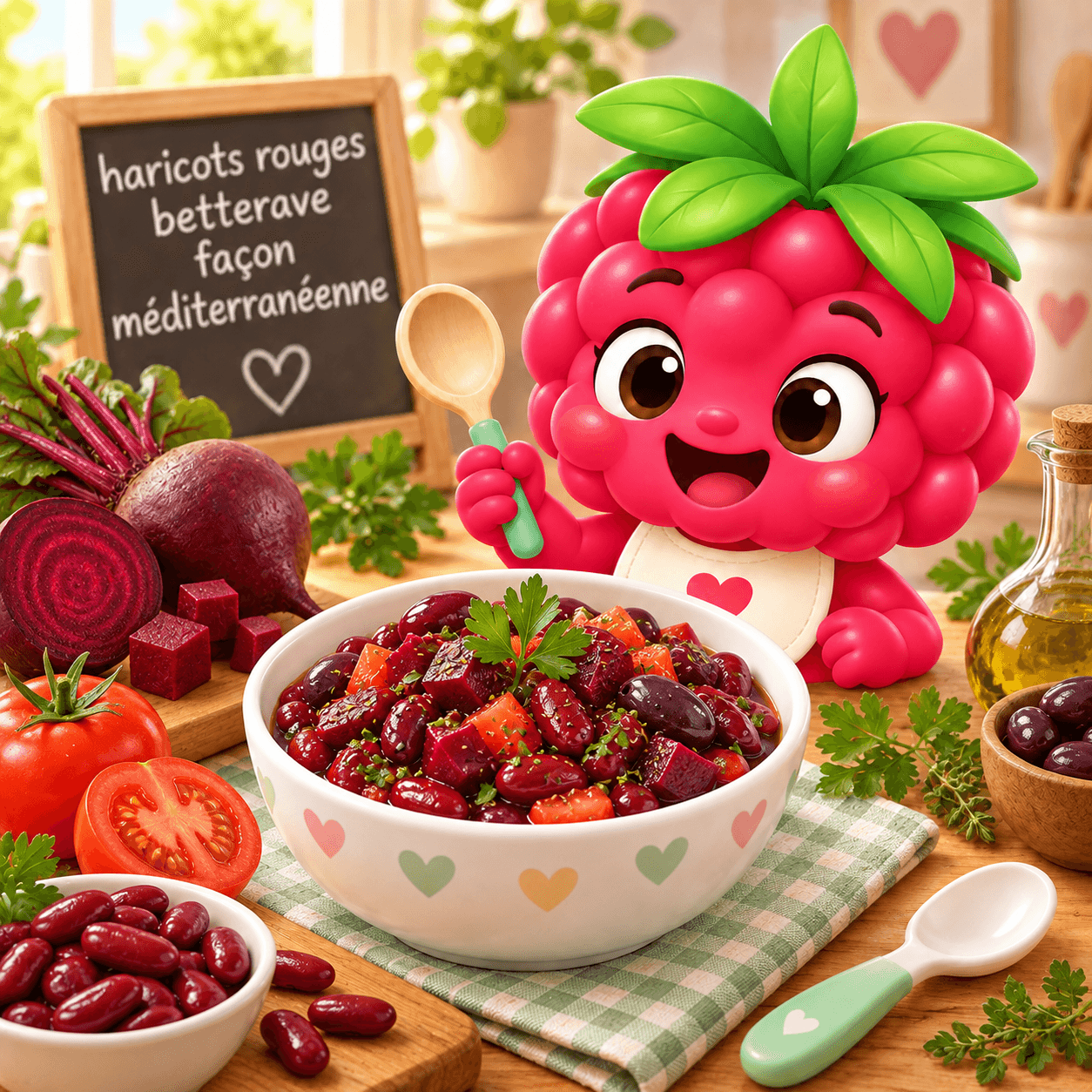 Rouges Betterave Fa On M Diterran Enne (haricots-free)