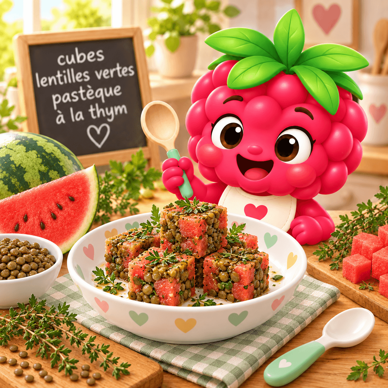 Cubes Lentilles Vertes Past Que La Thym (arachide-free)