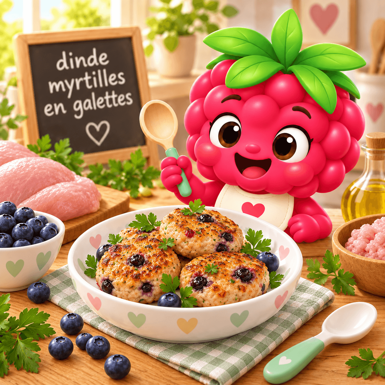 Myrtilles En Galettes (dinde-free)